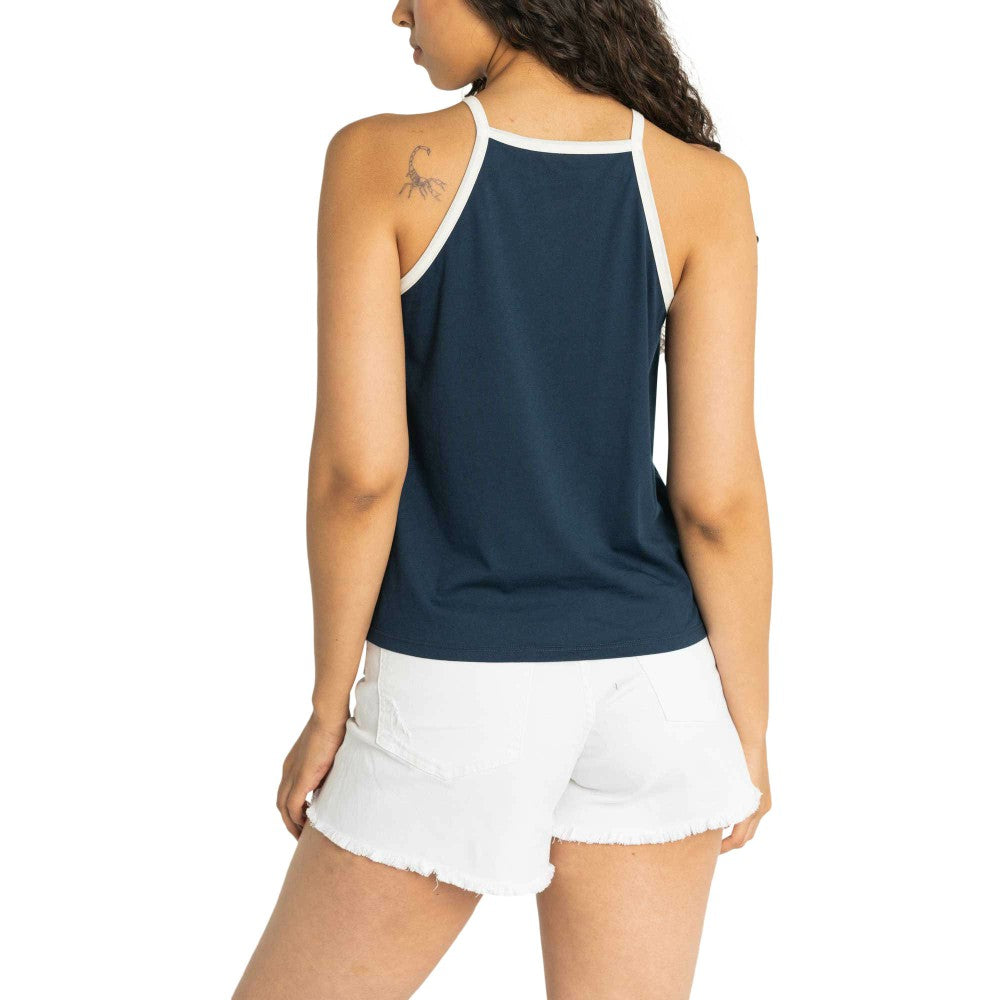 Houston Astros Lusso Women's Nadine Halter Tank Top Lifestyle