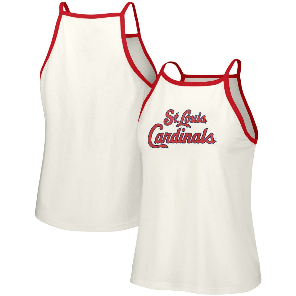 St. Louis Cardinals Lusso Women's Nadine Halter Tank Top Clearance