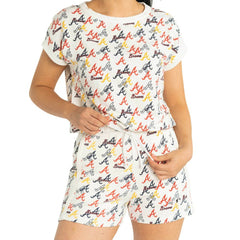 Atlanta Braves Lusso Women's Marge Shorts Online