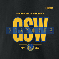 Fanatics - Golden State Warriors 2023 NBA Playoffs Jump Ball T-Shirt - Black