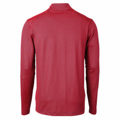 Cleveland Guardians Cutter & Buck Virtue Eco Pique Micro Stripe Recycled Quarter-Zip Pullover Top Online