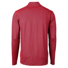 Washington Nationals Cutter & Buck Virtue Eco Pique Micro Stripe Recycled Quarter-Zip Pullover Top for sale