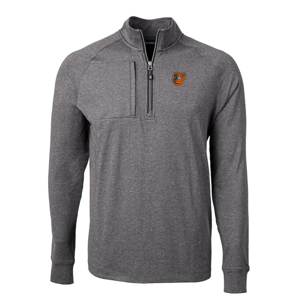 Baltimore Orioles Cutter & Buck Adapt Eco Knit Stretch Recycled Quarter-Zip Pullover Top Online