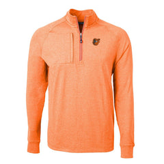 Baltimore Orioles Cutter & Buck Adapt Eco Knit Stretch Recycled Quarter-Zip Pullover Top discount