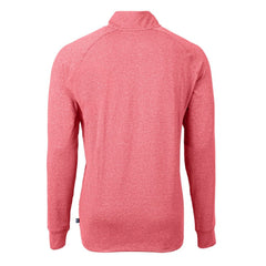Cincinnati Reds Cutter & Buck Adapt Eco Knit Stretch Recycled Quarter-Zip Pullover Top On Sale