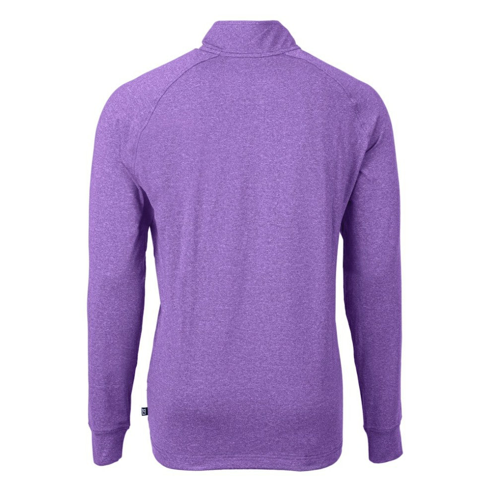 Colorado Rockies Cutter & Buck Adapt Eco Knit Stretch Recycled Quarter-Zip Pullover Top for sale