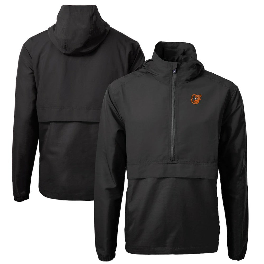Baltimore Orioles Cutter & Buck Charter Eco Recycled Half-Zip Anorak Jacket for sale