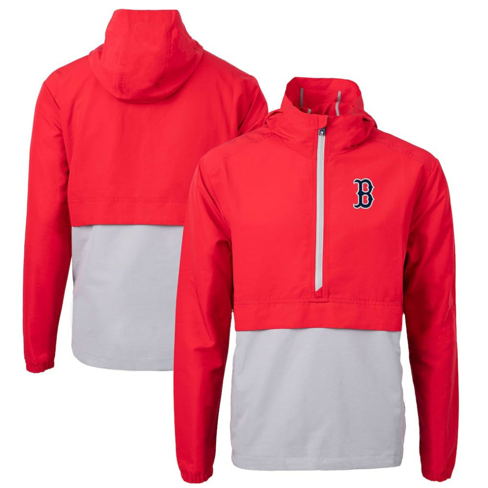 Boston Red Sox Cutter & Buck Charter Eco Recycled Half-Zip Anorak Jacket discount
