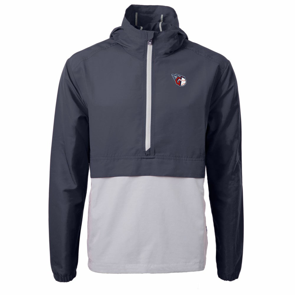 Cleveland Guardians Cutter & Buck Charter Eco Recycled Half-Zip Anorak Jacket Lifestyle