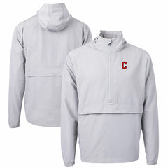 Cleveland Guardians Cutter & Buck Charter Eco Recycled Half-Zip Anorak Jacket On Sale