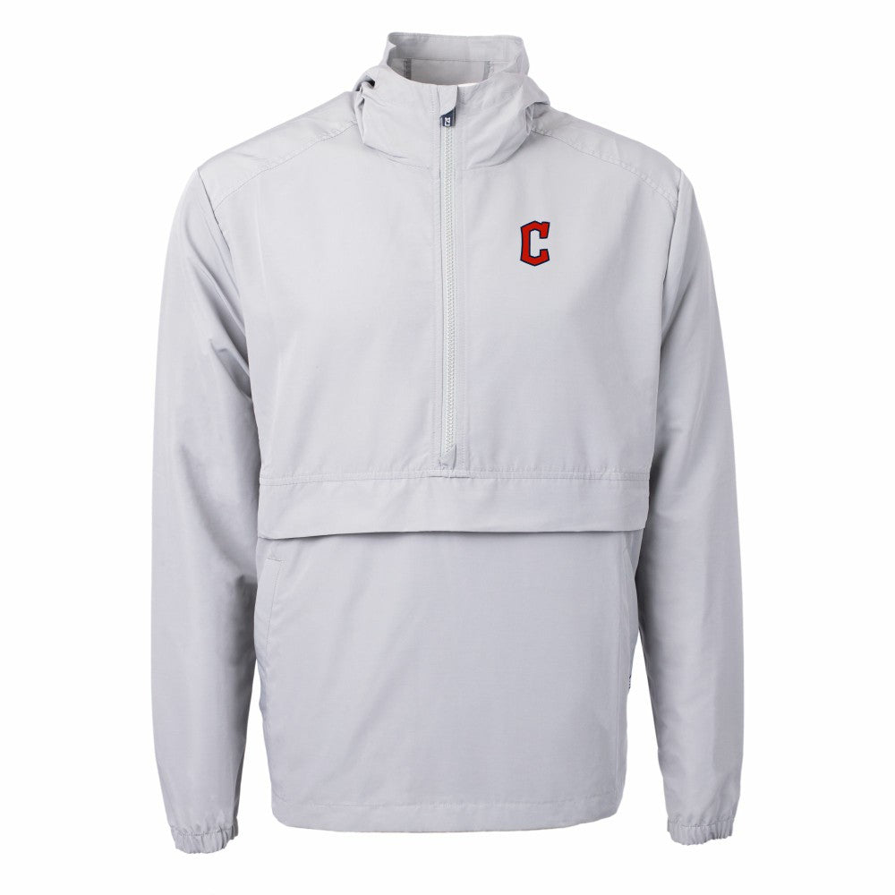 Cleveland Guardians Cutter & Buck Charter Eco Recycled Half-Zip Anorak Jacket On Sale