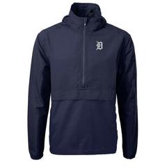 Detroit Tigers Cutter & Buck Charter Eco Recycled Half-Zip Anorak Jacket Lifestyle