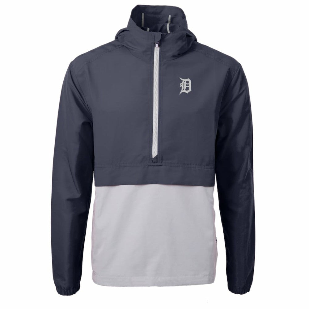Detroit Tigers Cutter & Buck Charter Eco Recycled Half-Zip Anorak Jacket Lifestyle