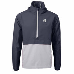 Detroit Tigers Cutter & Buck Charter Eco Recycled Half-Zip Anorak Jacket Lifestyle