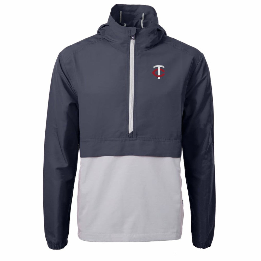 Minnesota Twins Cutter & Buck Charter Eco Recycled Half-Zip Anorak Jacket discount