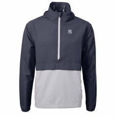 New York Yankees Cutter & Buck Charter Eco Recycled Half-Zip Anorak Jacket for sale
