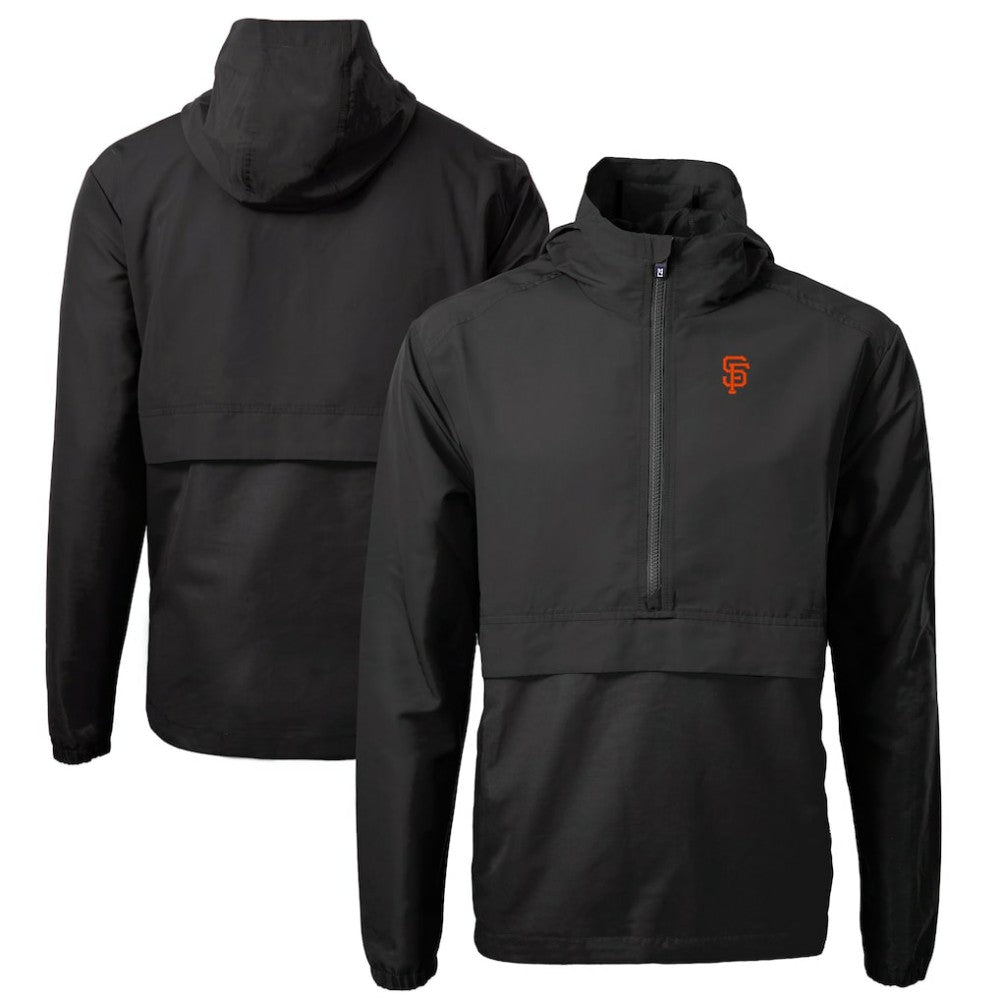 San Francisco Giants Cutter & Buck Charter Eco Recycled Half-Zip Anorak Jacket discount