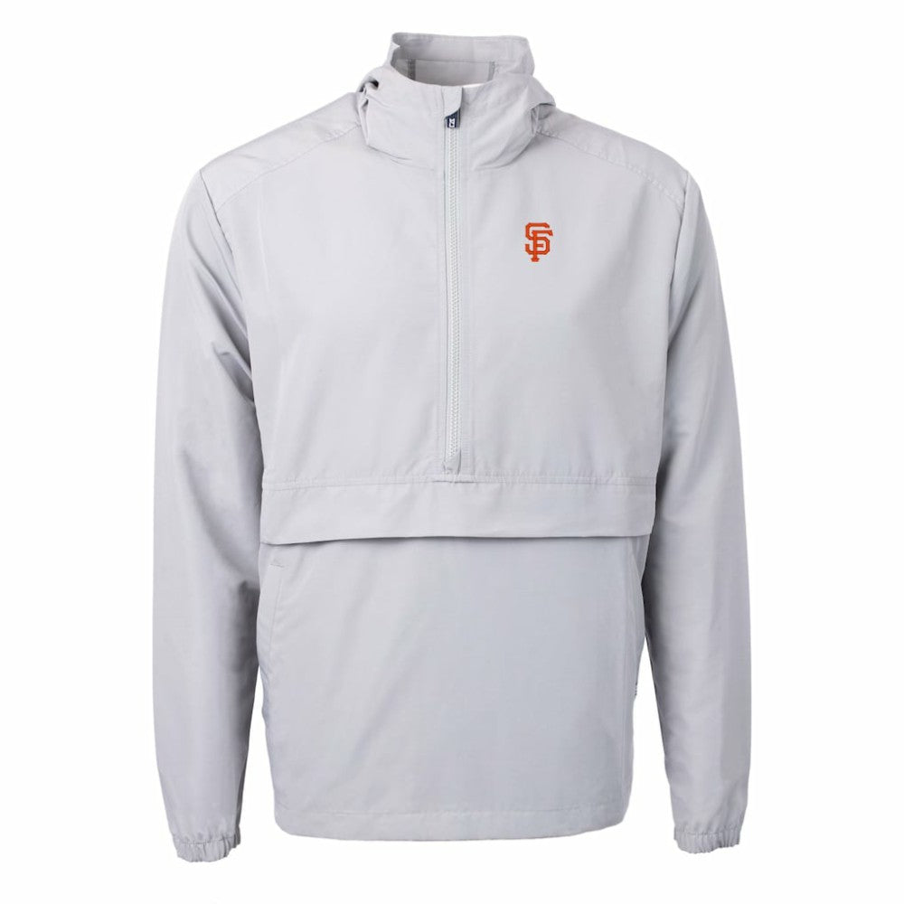 San Francisco Giants Cutter & Buck Charter Eco Recycled Half-Zip Anorak Jacket Clearance