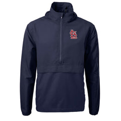 St. Louis Cardinals Cutter & Buck Charter Eco Recycled Half-Zip Anorak Jacket Clearance