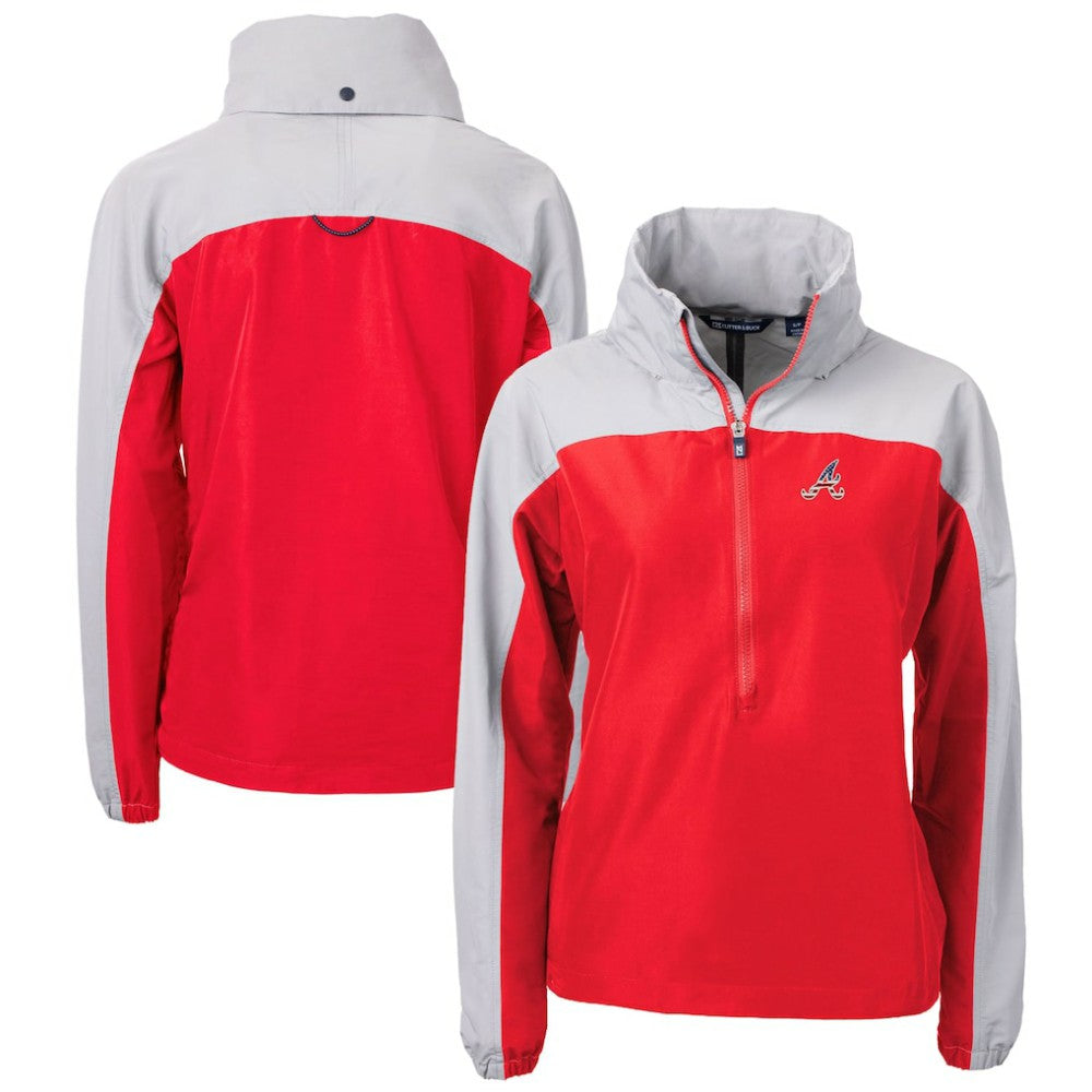 Atlanta Braves Cutter & Buck Women's Charter Eco Recycled Anorak Jacket Online