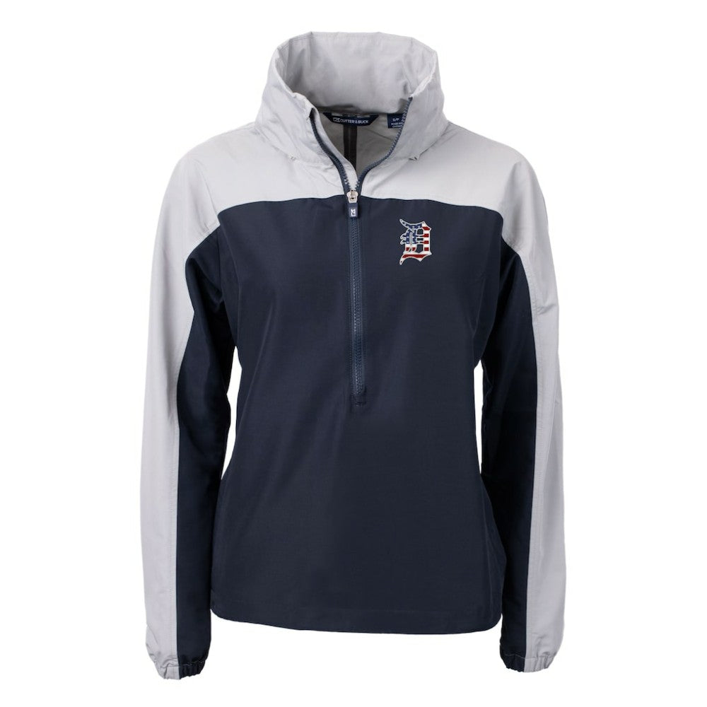 Detroit Tigers Cutter & Buck Women's Charter Eco Recycled Anorak Jacket Online