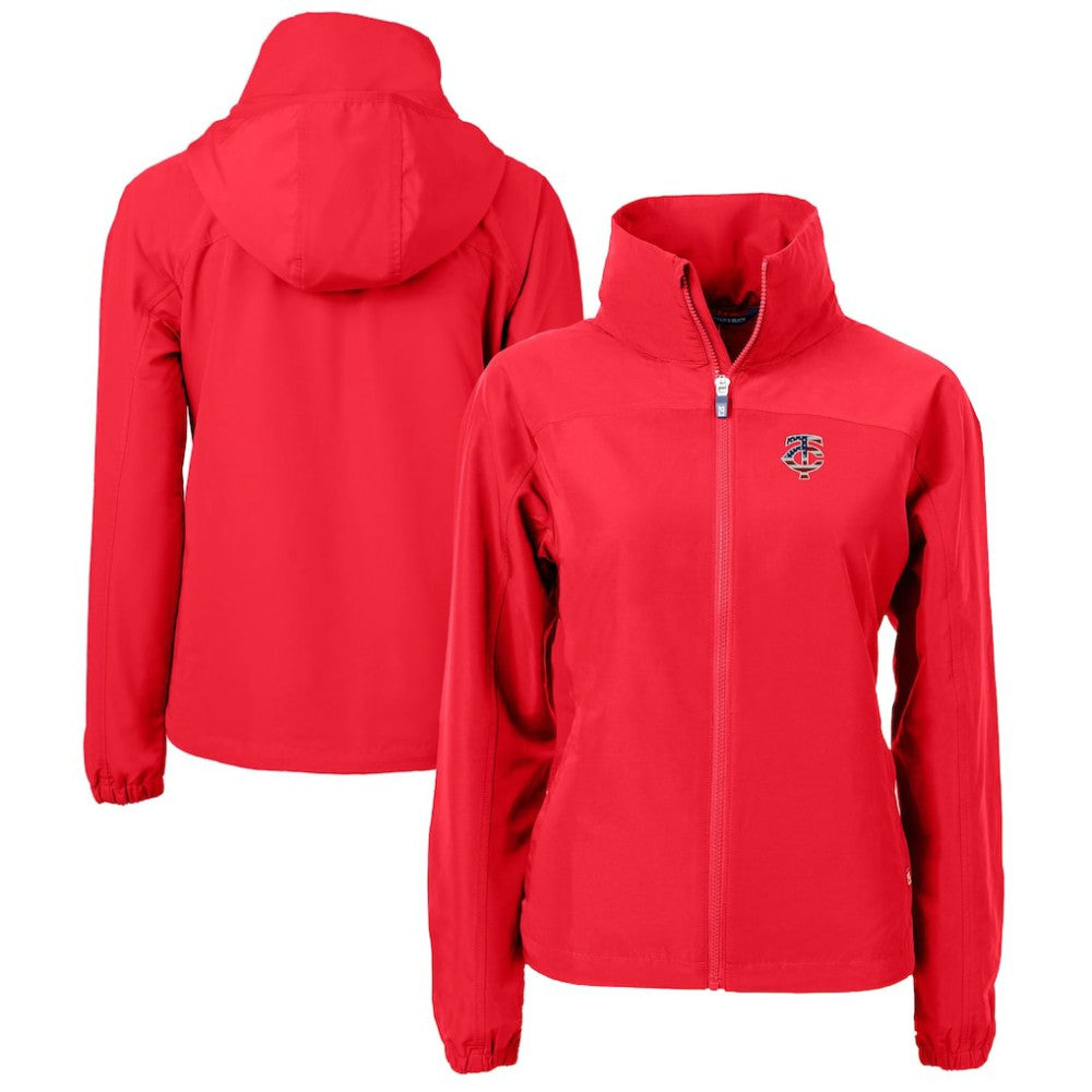 Minnesota Twins Cutter & Buck Women's Charter Eco Recycled Full-Zip Jacket Online