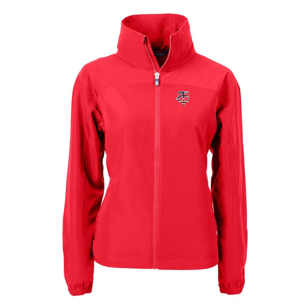 Minnesota Twins Cutter & Buck Women's Charter Eco Recycled Full-Zip Jacket Online