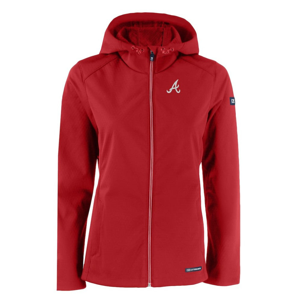Atlanta Braves Cutter & Buck Women's Evoke Eco Softshell Recycled Full-Zip Jacket Online