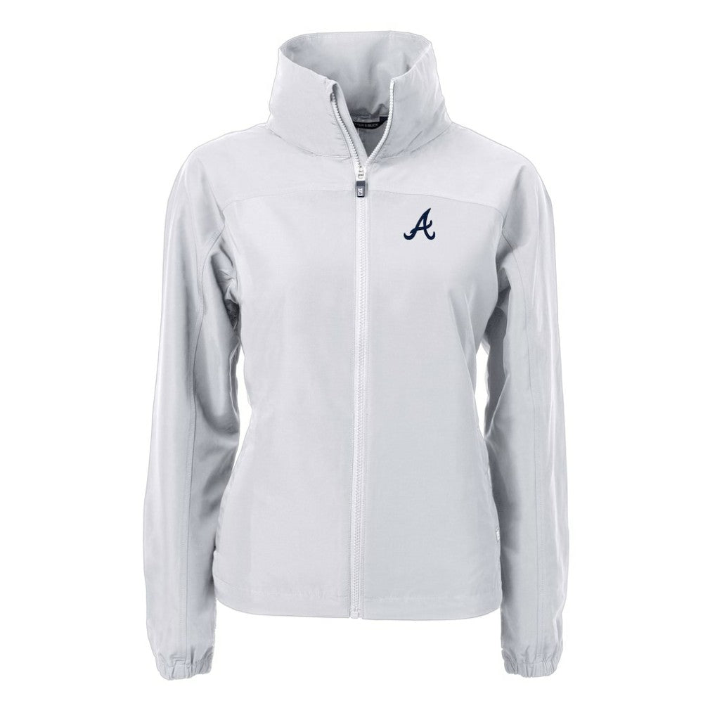 Atlanta Braves Cutter & Buck Women's Charter Eco Recycled Full-Zip Jacket Online