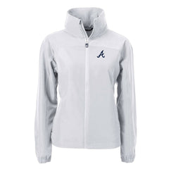 Atlanta Braves Cutter & Buck Women's Charter Eco Recycled Full-Zip Jacket Online
