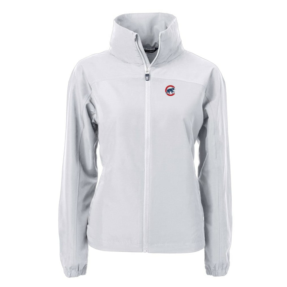 Chicago Cubs Cutter & Buck Women's Charter Eco Recycled Full-Zip Jacket discount