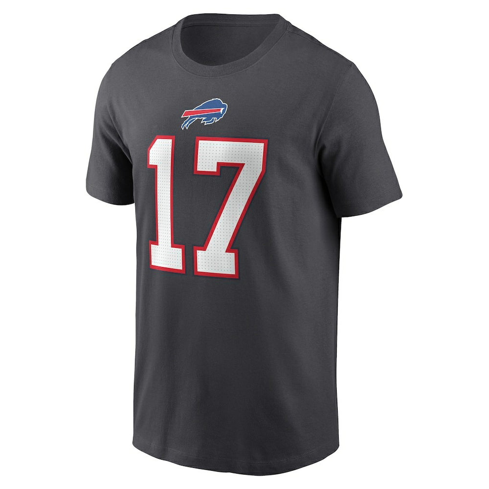 Josh Allen Buffalo Bills Player Name & Number T-Shirt Anthracite - Nike