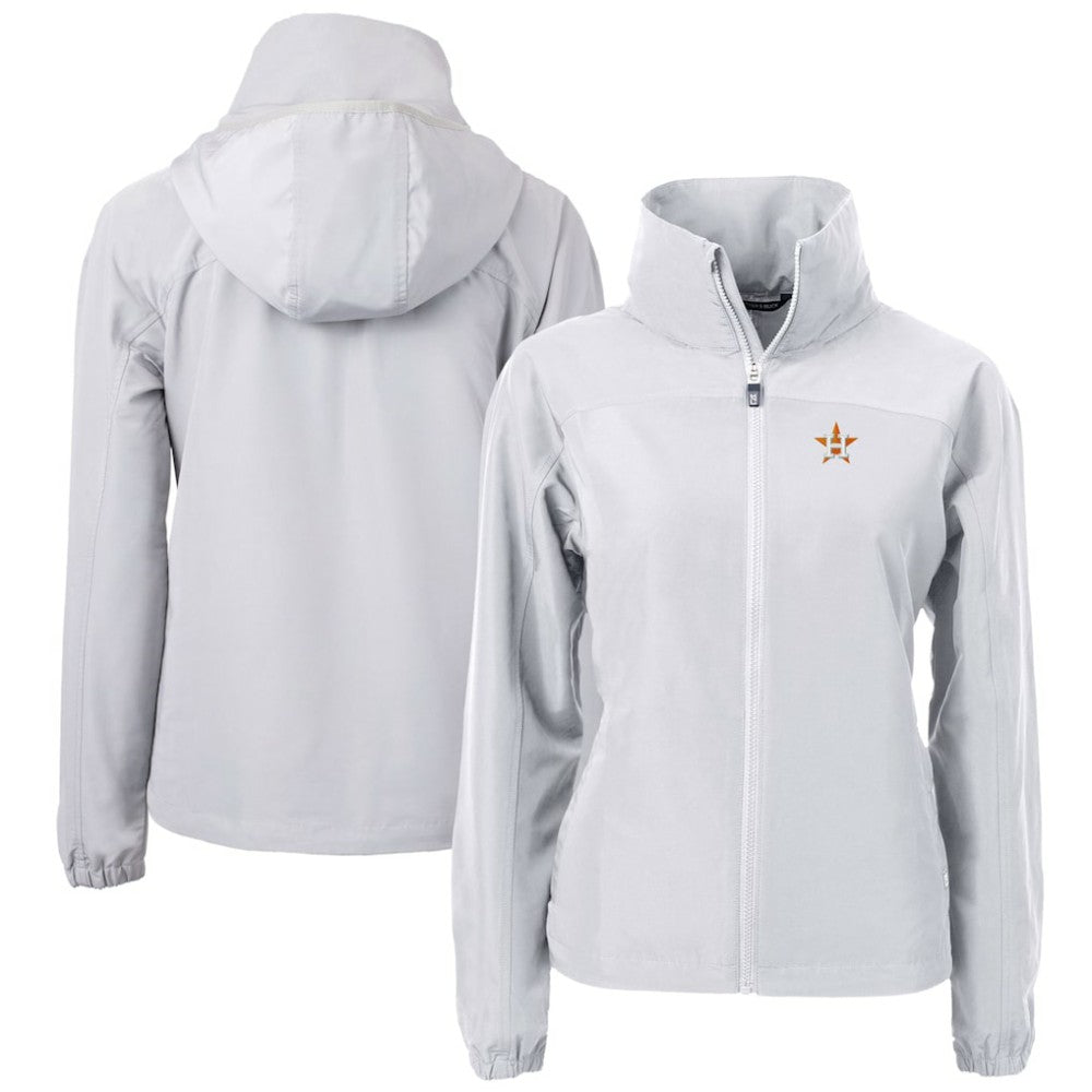 Houston Astros Cutter & Buck Women's Charter Eco Recycled Full-Zip Jacket discount