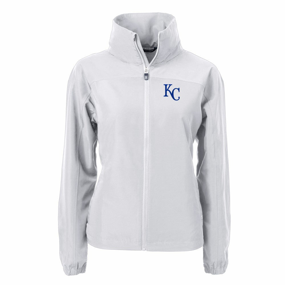 Kansas City Royals Cutter & Buck Women's Charter Eco Recycled Full-Zip Jacket Clearance