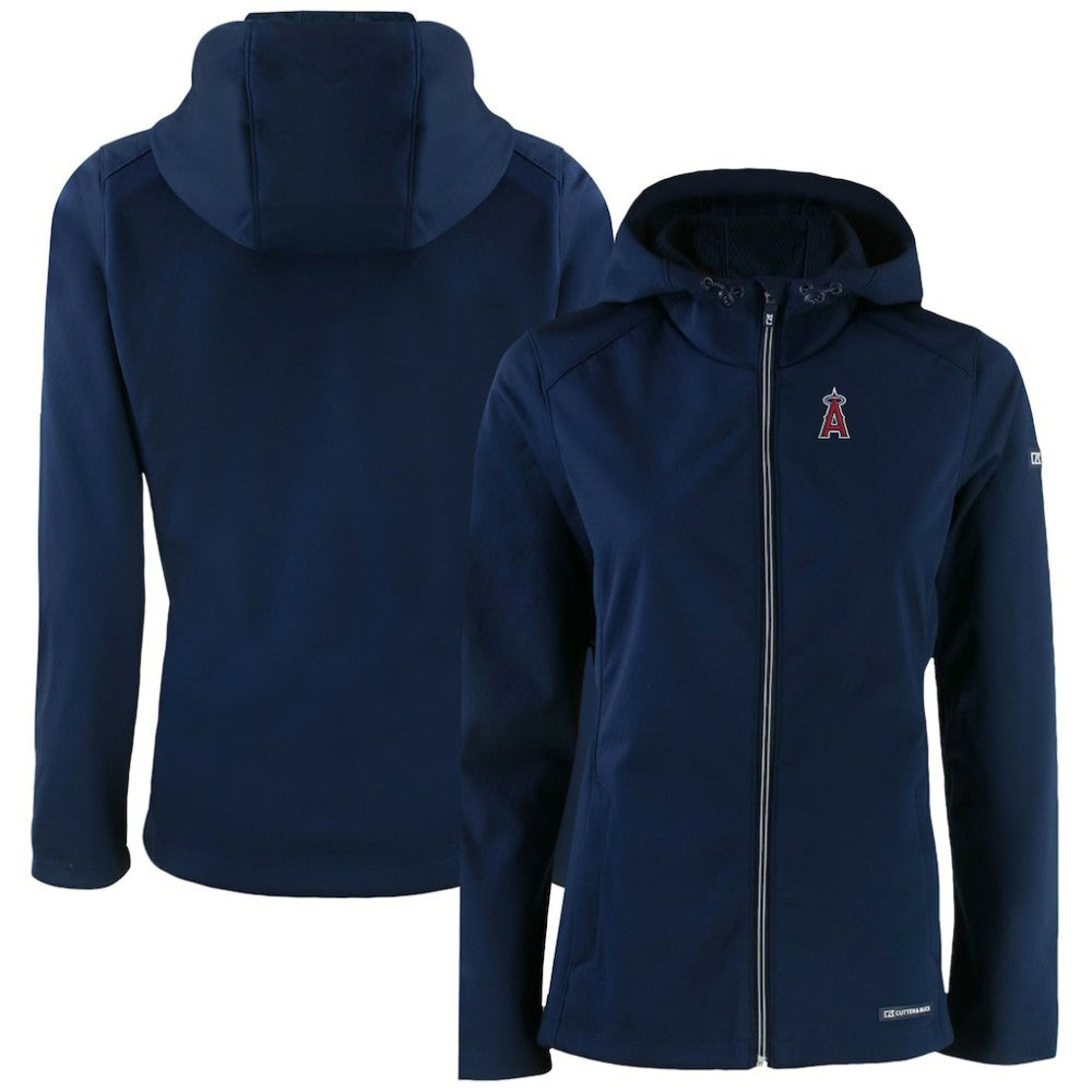 Los Angeles Angels Cutter & Buck Women's Evoke Eco Softshell Recycled Full-Zip Jacket Clearance