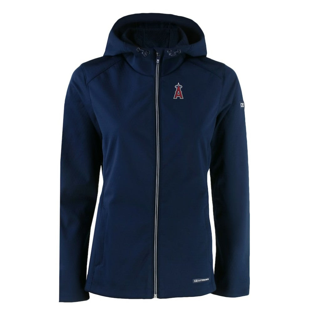 Los Angeles Angels Cutter & Buck Women's Evoke Eco Softshell Recycled Full-Zip Jacket Clearance