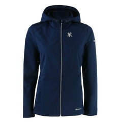 New York Yankees Cutter & Buck Women's Evoke Eco Softshell Recycled Full-Zip Jacket Clearance
