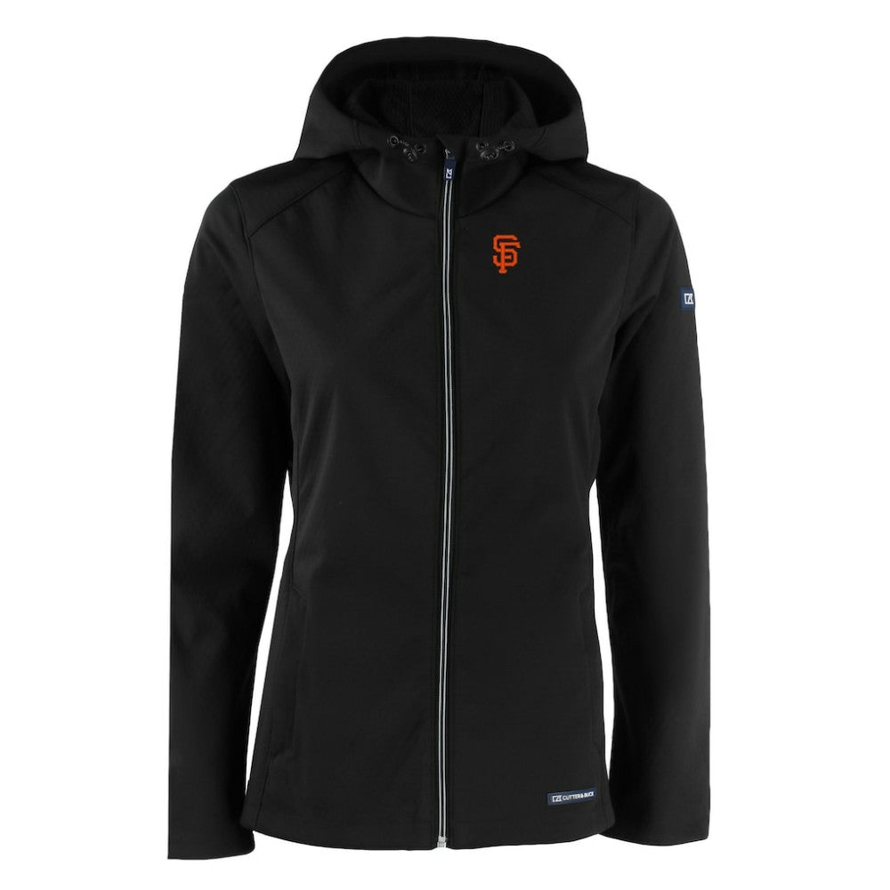 San Francisco Giants Cutter & Buck Women's Evoke Eco Softshell Recycled Full-Zip Jacket for sale