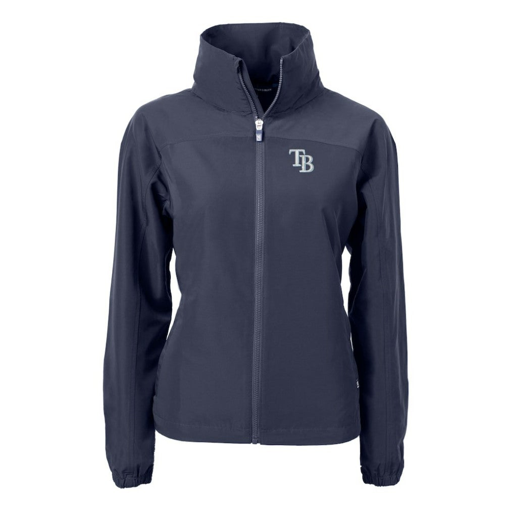Tampa Bay Rays Cutter & Buck Women's Charter Eco Recycled Full-Zip Jacket Clearance