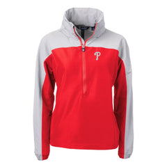 Philadelphia Phillies Cutter & Buck Women's Charter Eco Recycled Half-Zip Anorak Jacket discount