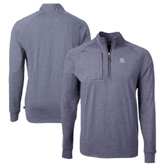 New York Yankees Cutter & Buck Big & Tall Adapt Eco Knit Stretch Recycled Quarter-Zip Pullover Top Online