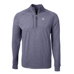 New York Yankees Cutter & Buck Big & Tall Adapt Eco Knit Stretch Recycled Quarter-Zip Pullover Top Online