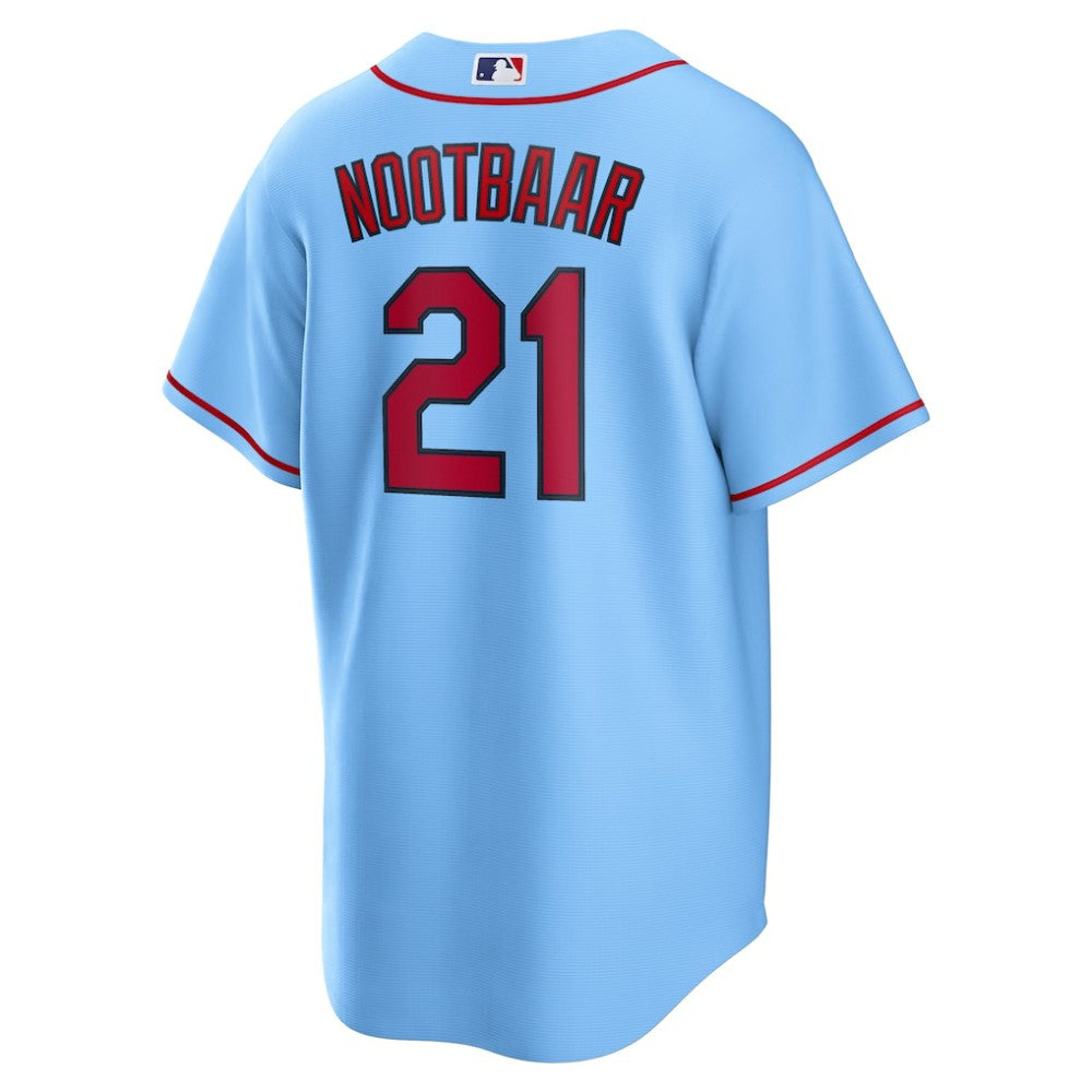 Lars Nootbaar St. Louis Cardinals Nike Alternate Replica Jersey - Light Blue | MLB Jerseys