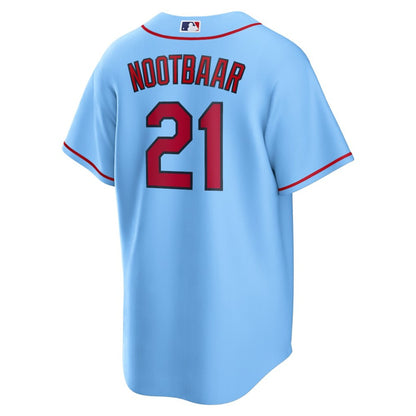 Lars Nootbaar St. Louis Cardinals Nike Alternate Replica Jersey - Light Blue | MLB Jerseys