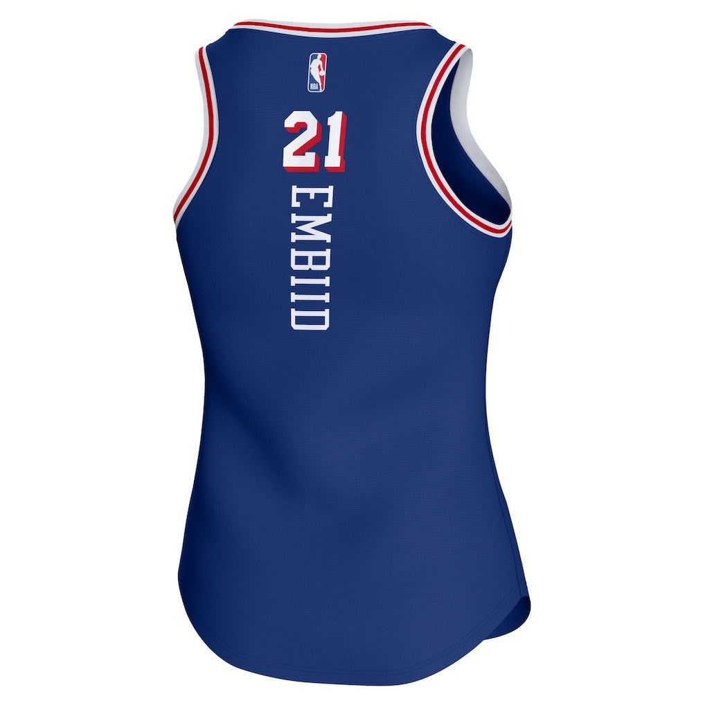 Fanatics - Joel Embiid Philadelphia 76ers Women's Fast Break Player Jersey - Icon Edition - Royal