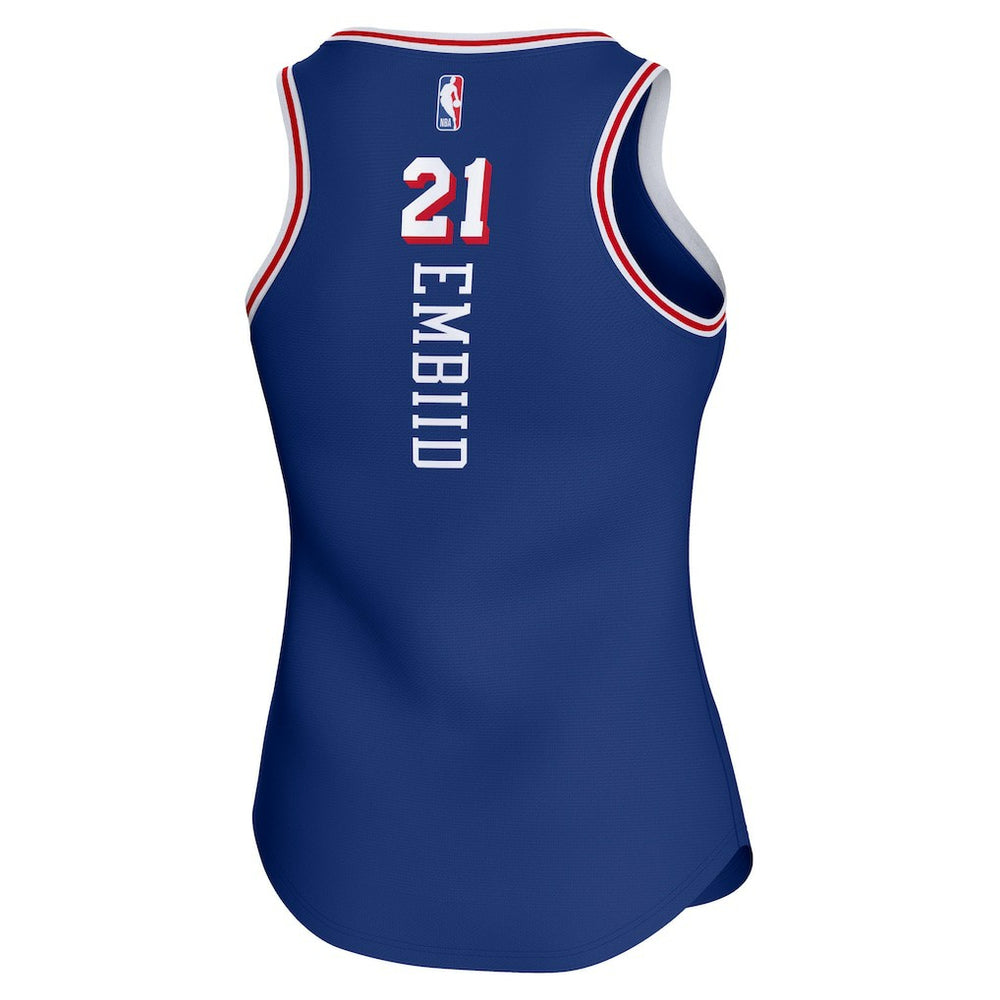 Fanatics - Joel Embiid Philadelphia 76ers Women's Fast Break Player Jersey - Icon Edition - Royal