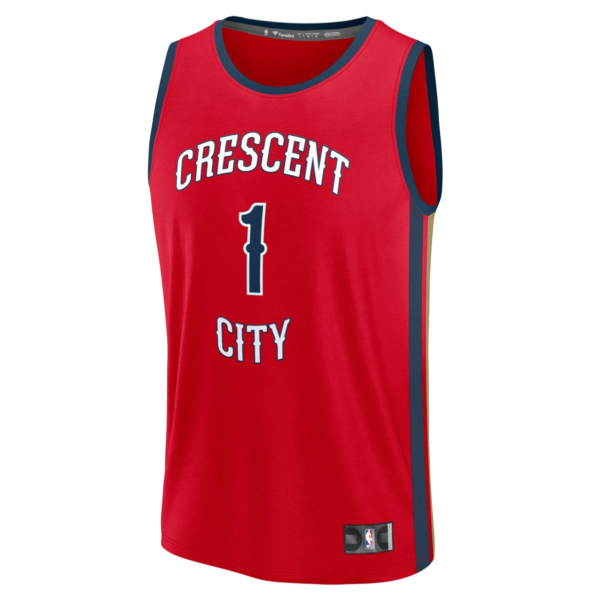 Fanatics - Zion Williamson New Orleans Pelicans Fast Break Replica Jersey - Statement Edition - Red