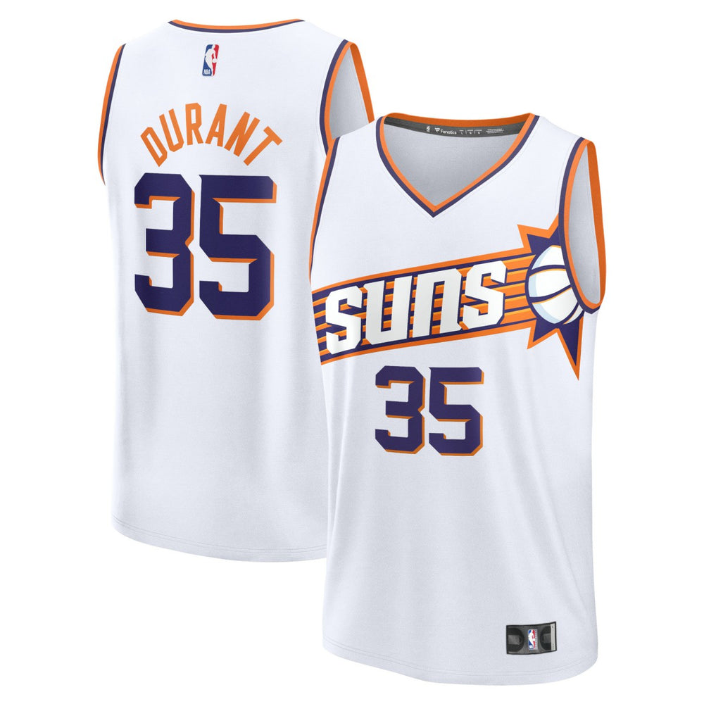 Fanatics - Kevin Durant Phoenix Suns Fast Break Replica Jersey - Association Edition - White