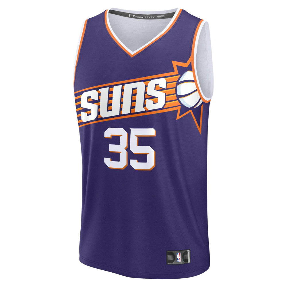 Fanatics - Kevin Durant Phoenix Suns Fast Break Replica Jersey - Icon Edition - Purple