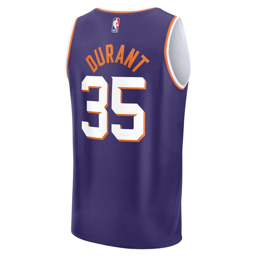 Fanatics - Kevin Durant Phoenix Suns Fast Break Replica Jersey - Icon Edition - Purple